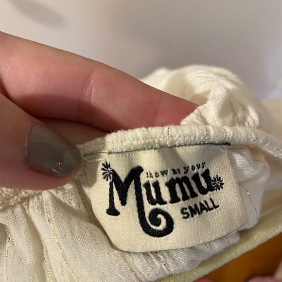 Show Me Your MuMu One Shoulder Top Size S - Picture 2 of 3